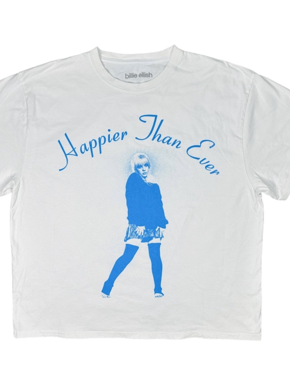 Billie Eilish Happier Than Ever World Tour Official Merch Tee size Large